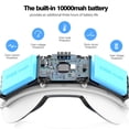 thumbnail image 2 of Headband with Battery for Meta Quest 3S, 10000mAh Battery Pack, Can Extend 8 Hours of Game Time, Adjustable Headband Enhances Support and Balance-White, 2 of 11