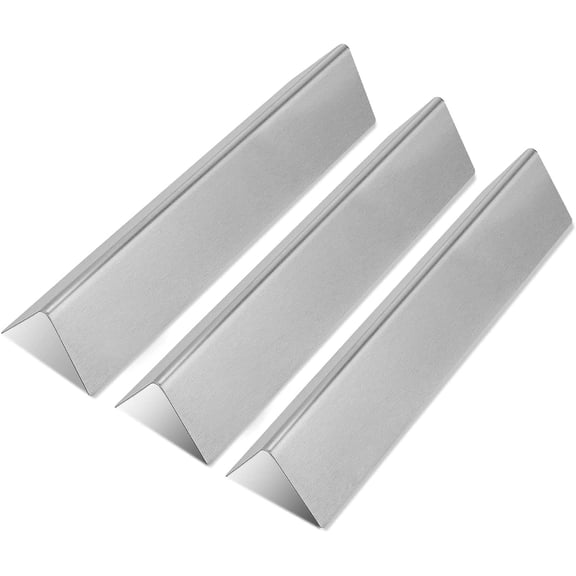 Replacement for Weber Spirit Grill Parts I & II 200 Series, E210, S210, E220, S220, 7635 15.3” Stainless Steel Heat Shields Plate Flavor Bars, 3 Pack