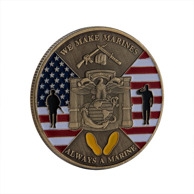 Moneda conmemorativa U.S. Marines Always a Marine Iron