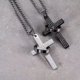 thumbnail image 2 of Collar con cruz de marca de moda para hombre, colgante con personalidad de acero de titanio, estilo hip hop, Joker, corbata, accesorios, 2 of 6