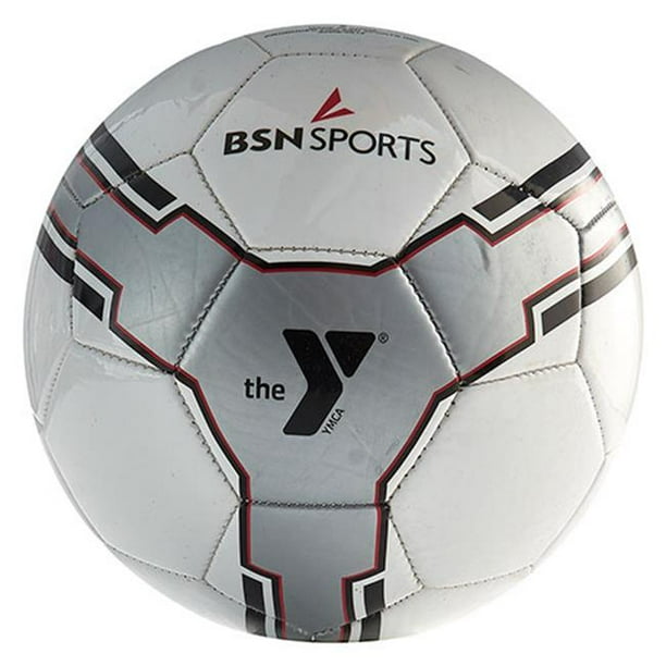 BSN SPORTS™ The YMCA® Heritage Soccer Ball, Multiple Sizes, Siver