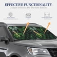 thumbnail image 4 of Qekee Lush Foliage Green Plant Foldable Car Sun Shade - 2-Pack, Car Windshield Sunshades, Foldable - Medium, 4 of 7
