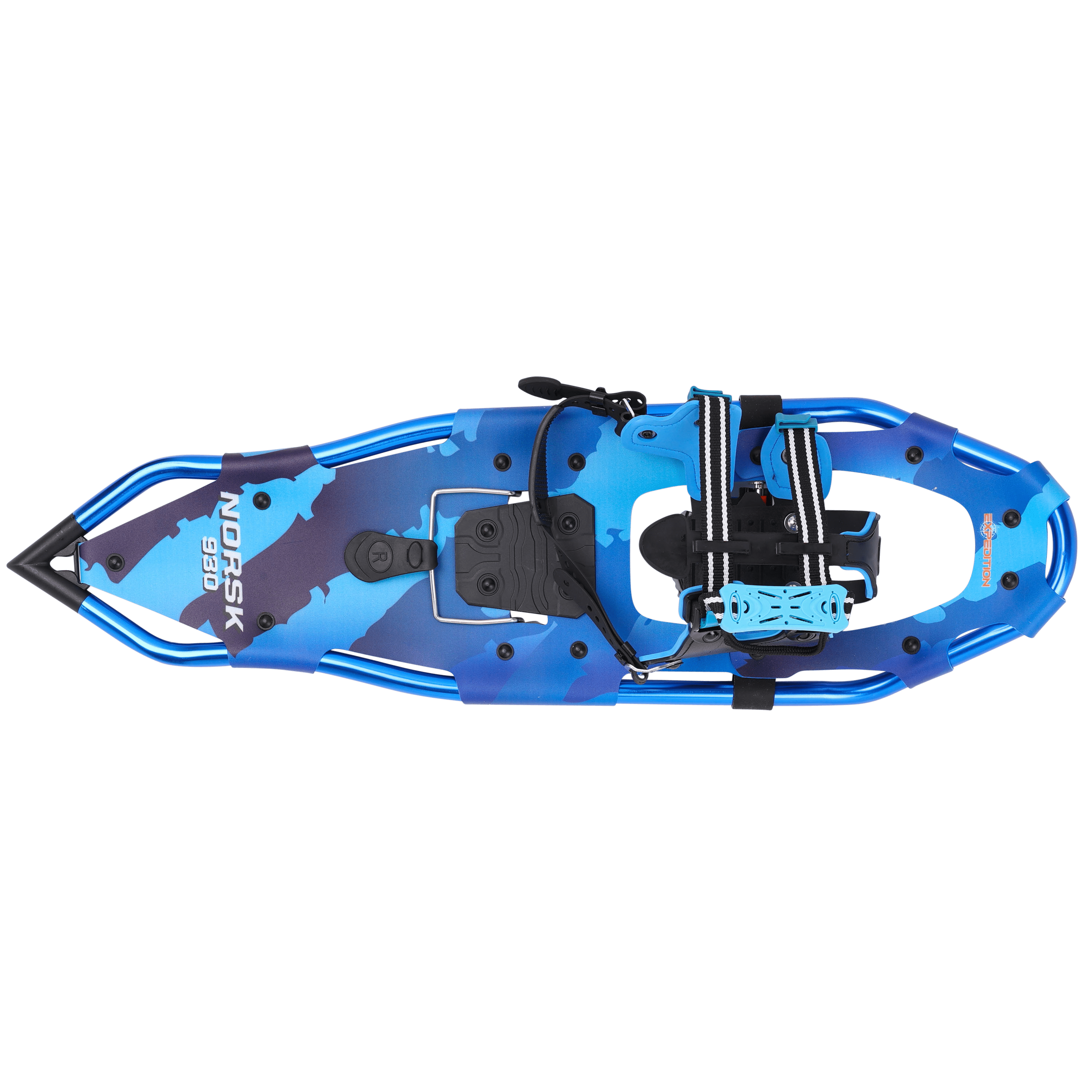 Norsk Men and Women's Lightweight Aluminum Frame Snowshoe Pair Kit - Size 25,  Quick Tight Binding