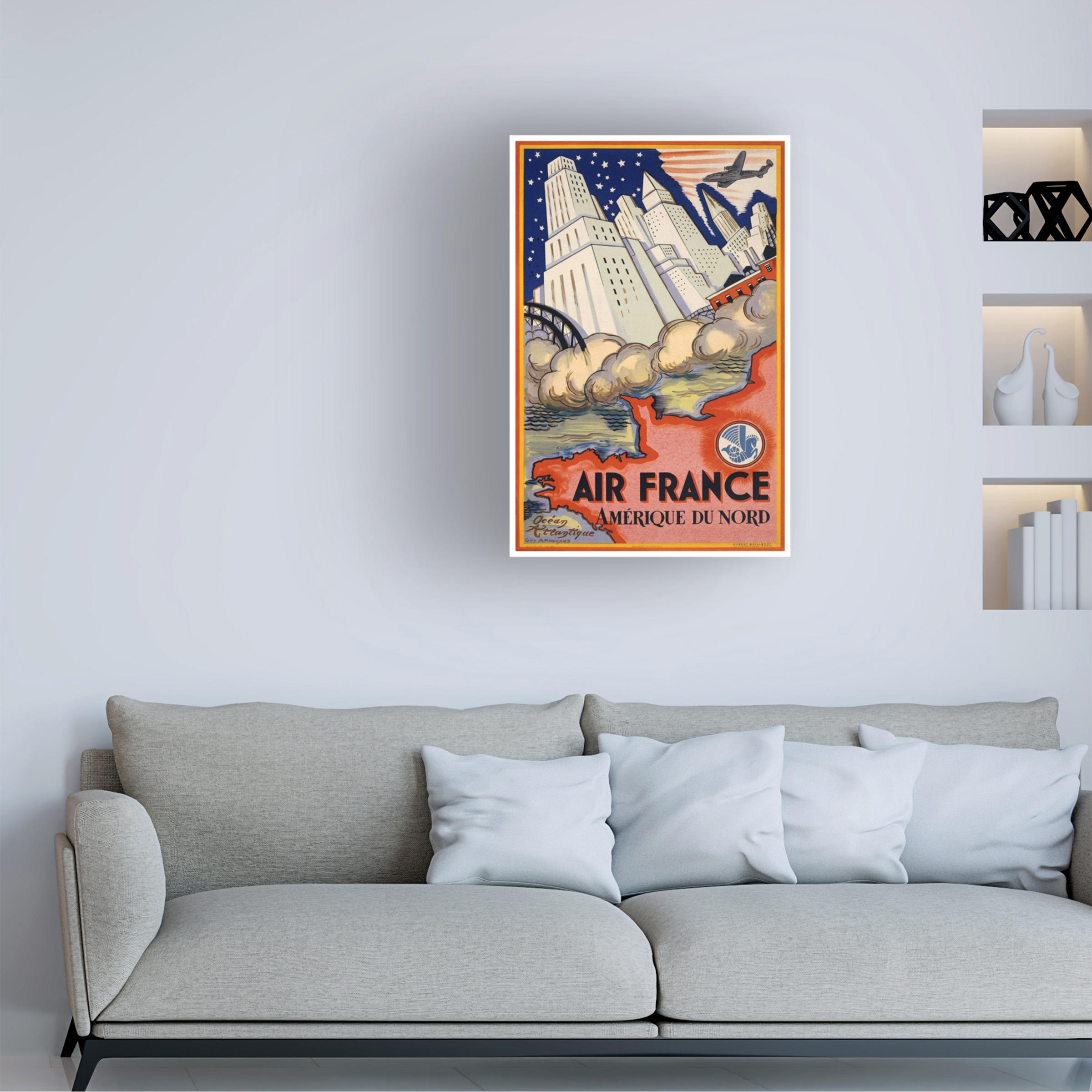 Trademark Fine Art 'Travel 285' Canvas Art by Vintage Lavoie