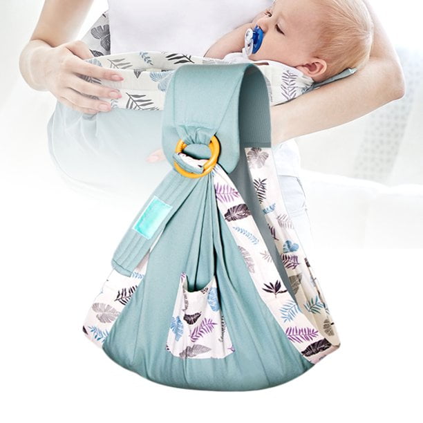 Aokur Baby Wrap Carrier, Breathable Stretchy Newborn Carrier Sling, One Size Fits All Unisex Nursing Cover