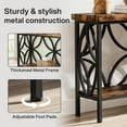 thumbnail image 2 of Tribesigns 70.9" Industrial Long Console Table, Narrow Sofa Table Behind Couch, Entrance Console Table with Storage for Hallway, Living Room, Entryway, 2 of 8