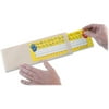 Ashley Productions Clear View Self-Adhesive Small Name Plate Pocket 4.25" x 12.5", Pack of 25