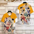 thumbnail image 1 of Camiseta SLAM DUNK de manga corta conjunta para hombres y mujeres, camiseta grande de verano Sakuragi Blossom Road, camisetas deportivas de baloncesto para niños 2025, 1 of 5