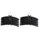thumbnail image 1 of Perchas Acolchadas de Satén Grandes de 15 Pulgadas, Perchas de Seda para Vestidos de Novia, Abrigos, Trajes, Blusas (Negro, Paquete de 15), 1 of 5