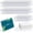 Transparent, variant on Jointown 50pack Mini Clear Sign Display Holder with Blank Labels,2.36*1.57 Inch Horizontal Slanted L-Shape Plastic Name Card Price Card Tag Label Counter Top Stand