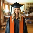 thumbnail image 6 of Fotbe Orange Scales Printed Class of 2024 Graduation Stole, 6 of 7