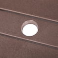 thumbnail image 5 of Costaelm Paradise Outdoor HDPE 35" Round Counter Height Patio Bar Table, Dark Brown, 5 of 9