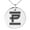 Silver, variant on Stainless Steel Letter P Initial Empire Monogram Engraved Small Medallion Circle Charm Pendant Necklace