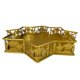 thumbnail image 4 of Fruit Tray Candy Snack Tray Golden Vintage Decorators Holiday Decorations 34X34X5CM Nuts 1Pcs, 4 of 4
