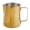 Gold, variant on 304 Stainless Steel Milk Frothing Pitcher Gold 12 oz 350 ml Steaming Cup with Measurement Scale for Coffee Espresso Latte Art