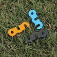 thumbnail image 2 of 10Pieces Tent Rope Adjuster Ultralight Strong for Outdoor effectively lock the rope Activity Orange, 2 of 9