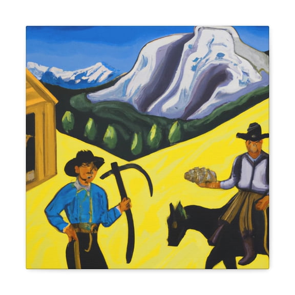 Golden Mine Splendor - Canvas