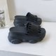 thumbnail image 1 of Zapatillas de tacón alto para mujer, zapatos de plataforma con cuña informales para mujer, zapatillas deslizantes de playa para mujer con aumento de altura y punta abierta a la moda, Femm36 Gao Jinjia LED, 1 of 2