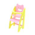 thumbnail image 4 of Milaget Chaise Haute de Maison de Poupée Modèle de Mobilier de Poupée Simulation Jeu d'Imitation Accessoires de Maison de Poupée 1/12 pour Déco de Maison de Poupée Accessoires Photo Rose Jaune, 4 of 9