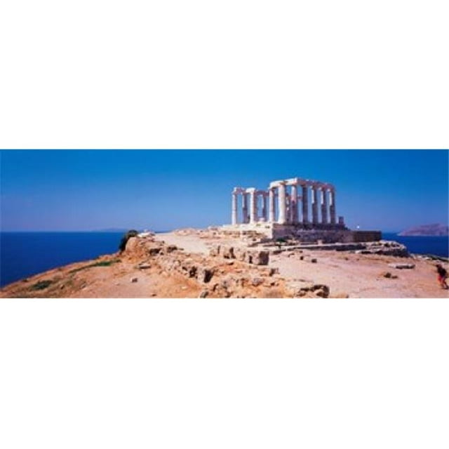 Poseidon Cape Sounion Greece Poster Print, 36 x 12