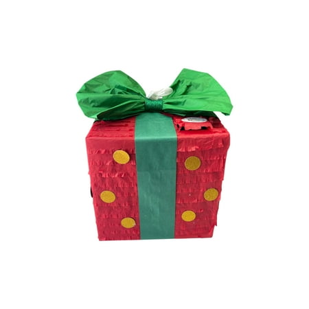 APINATA4U Christmas Celebration Xmas Box Pinata – Festive Party Decoration & Game