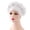 White, variant on Outfmvch Headband Headscarf Fashion Women Beading Braid Hat Muslim Ruffle Cancer Wrap Cap Sleep Caps Satin Lined Hair Bonnets Keffiyeh White One Size