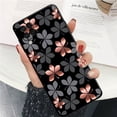 thumbnail image 1 of Funda mate con armadura de corazón de amor rosa y oro negro para Samsung Galaxy A21s, A12, A22, A13, A52, 5G, A11, A71, A32, A51, 4G, A72, A31, A23, A53, A33 QYM unisex, 1 of 2