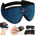 Musicozy 3D Sleep Headphones Bluetooth Sleeping Eye Mask & Bluetooth 5.