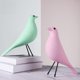 thumbnail image 5 of Adornos en forma de pájaro suave, adornos de resina, artesanías, decoración creativa de escritorio simple para el hogar, 5 of 5