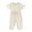 Beige, variant on Bagilaanoe Toddler Baby Girl Boys Jumpsuit Short Sleeve Bodysuit 3M 6M 12M 18M 24M 3T Kids Casual One Piece Romper