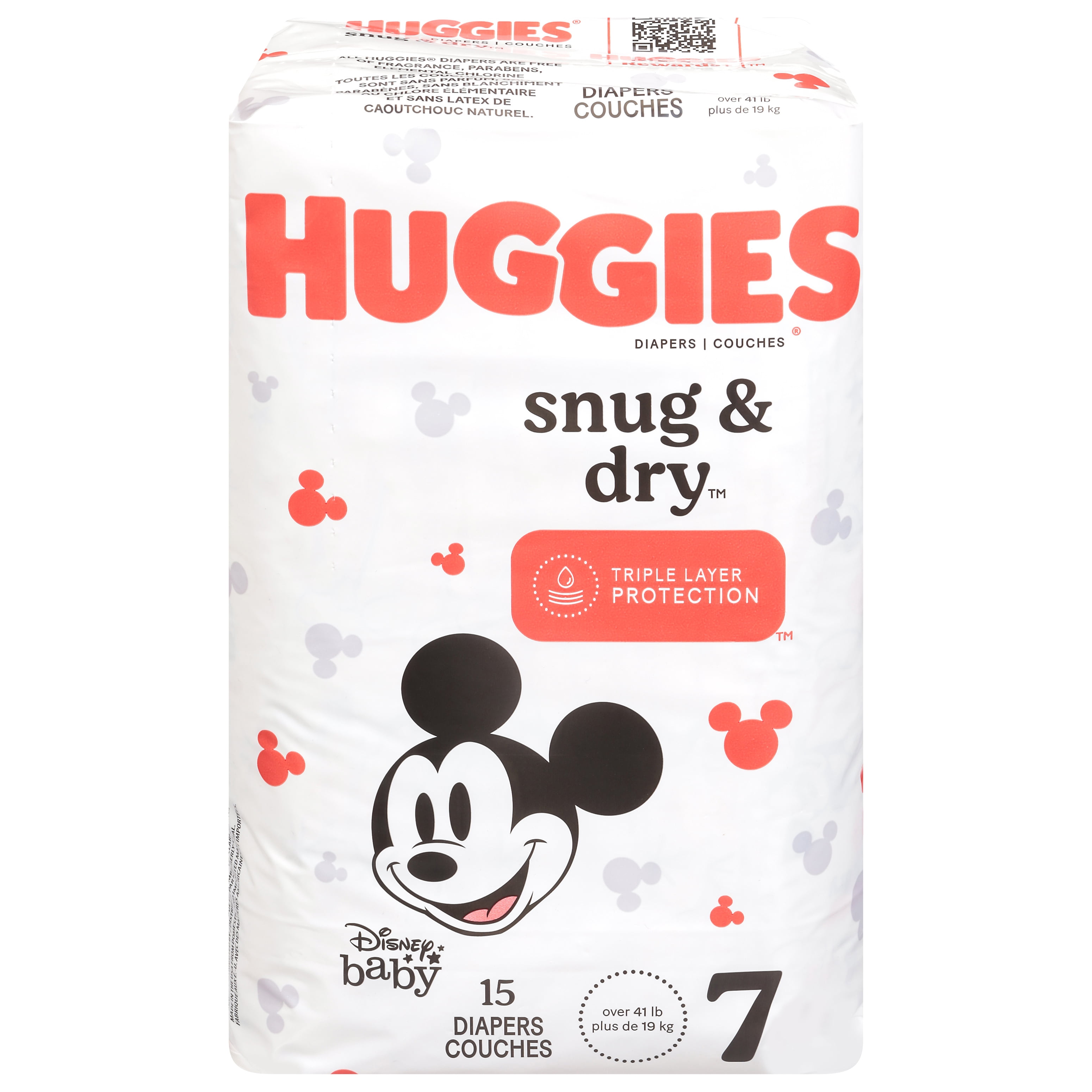 Huggies Snug & Dry Disney Baby Diapers 7 (Over 41 lb) 15 ea
