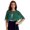 Green, variant on Zaldita Women's Chiffon Sheer Shrug Cropped Bolero Cardigan Evening Cape Wrap Dress Cover Up Purple One Size