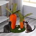 thumbnail image 1 of Carrot Cat Scratch Post Sisal Scratch Post Carrot Cat Scratcher para Gatos Pequeños 2 Zanahoria 40x30x40cm Salvador Poste rascador para gatos, 1 of 10