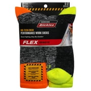 Genuine Dickies Men's Dri-Tech Crew Socks, 6-Pack