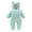 Mint Green, variant on Snowsuit Gift for Toddle boys kids Boys Girls Onesie Baby Romper Toddler Warm Outwear Winter Coat Zipper Baby Hooded Snowsuit Save Big