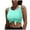 Mint Green, variant on HNMKIU Swimsuit Tops for Women Cut Out Tie Knot Front High Neck Tank Crop Swim Bra Women's Swimwear Brown,S