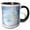 Black/White, variant on 3drose, Pastel Grunge Clouds, 15oz Mug