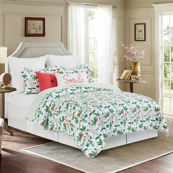 Clover Bug Full/Queen Quilt Set