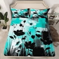 thumbnail image 2 of Homewish Kawaii Floral 4-Piece Full Size Sheets For Female Men Adults,Spring Garden Bed Sheets,Chic Flowers Lightweight Sheet Sets,Ultra Soft Home Decor, 2 of 7
