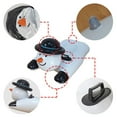thumbnail image 3 of Snow Snowman Inflatable Thicken Reusable Tube Sled Cutely Sport Skiing Resistance Circle Cold-resistant Handle Resistance Outdoors, 3 of 9