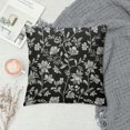 thumbnail image 2 of Leisuo Vintage Flower Pillow Covers Rustic Old Style Cute Small Floral Black Cream Decorative Throw Pillows Outdoor PillowCase Farmhouse Cushion Case Decor for Home Sofa Couch Bed, 2 of 5