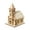 A, variant on ZPAQI Christmas Mini Led Glowing Wooden House Church Elk Design Night Light