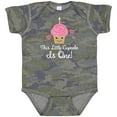 thumbnail image 3 of Inktastic 1st Birthday Cupcake Girls Cute Girls Baby Bodysuit, 3 of 5