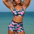 thumbnail image 5 of vigerkar 2 Piece Rash Guard for Women - Long Sleeve Swimsuit with Shorts UPF 50+ Zipper Swim Shirt (Pink, S), 5 of 5
