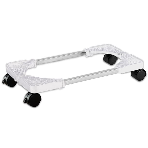 Wosthever Fabricado con polipropileno y acero inoxidable Soporte móvil para CPU ajustable y multifuncional Muebles de oficina en casa blanco