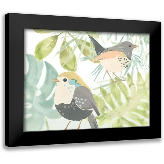 Vess, June Erica 14x12 Black Modern Framed Museum Art Print Titled - Songbird Collection A