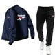 thumbnail image 2 of Conjunto de chaqueta informal con cremallera para hombre, de color sólido chaqueta cómoda, moda popular, primavera y otoño, nuevo, 2024, 2 of 4