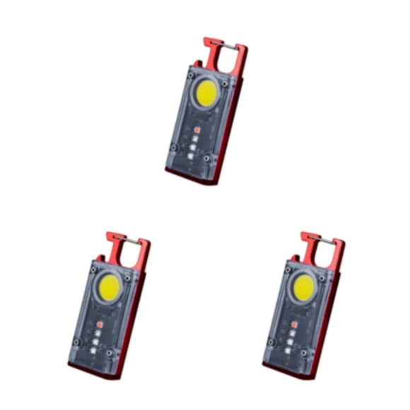 Lámpara de llavero de aluminio Greeniant Tipo-C recargable Rojo con abrebotellas