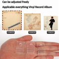 thumbnail image 5 of 10pcs Vinyl Record Display Shelf Wall Mount Minimalist Acrylic Holder Stand For Albums CD, 5 of 5