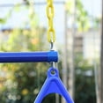 thumbnail image 5 of 18" Trapeze Swing Bar Rings 48" Heavy Duty Plastic Coated Chains Swing Set Accessories Playground Swing Seat…, 5 of 7
